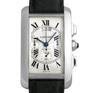 カルティエ タンクアメリカン クロノグラフ W2609456